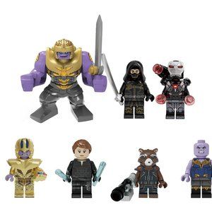 Avengers Iron Thanos Block Figure 7pcs Building Block Set